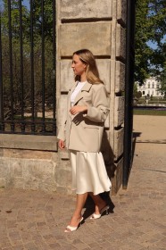 Marynarka klasyczna jasny khaki