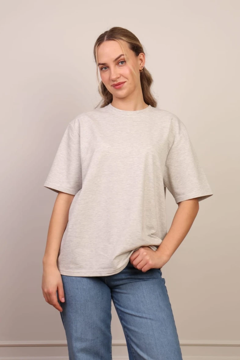 T-Shirt Bawełniany – Szary